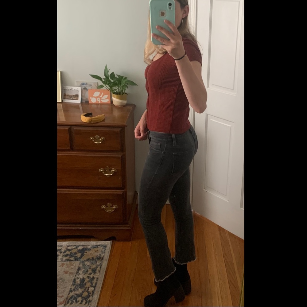 Size 24 black Free People jeans
